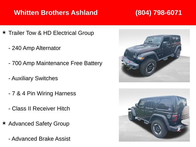 Used 2022 Jeep Wrangler Unlimited Rubicon w/ Steel Bumper Group image 5