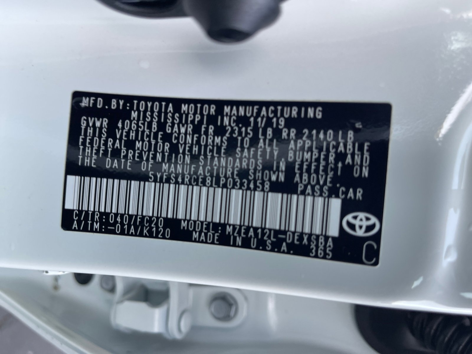 Used 2020 Toyota Corolla SE w/ Carpet Mat Package (TMS) image 24