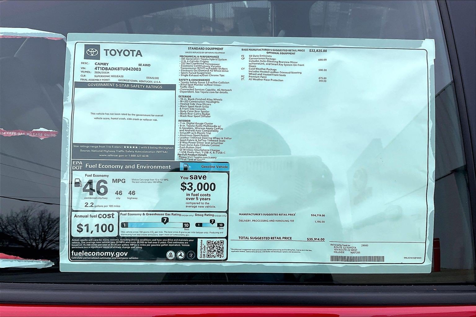 New 2026 Toyota Camry SE AWD/4WD image 18