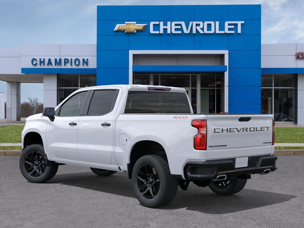 New 2026 Chevrolet Silverado 1500 Custom Trail Boss w/ LPO, Dark Essentials Package AWD/4WD image 3