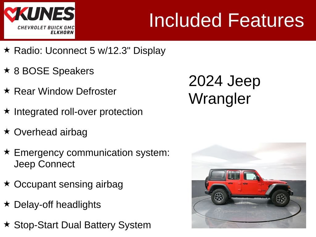Used 2024 Jeep Wrangler Unlimited Rubicon image 3