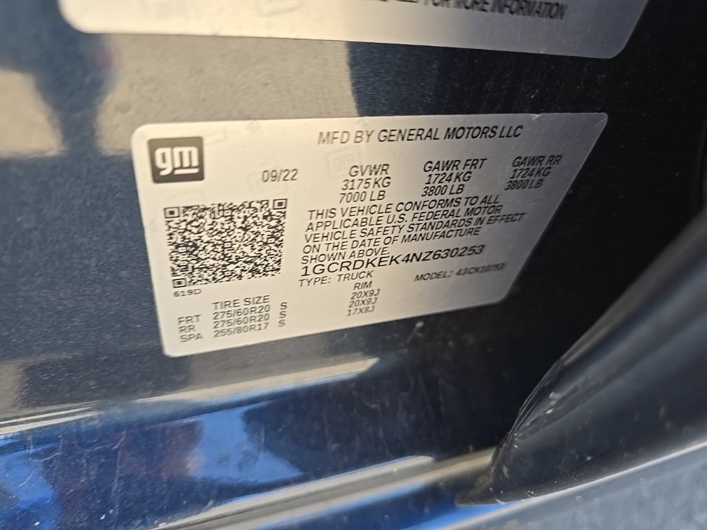 Used 2022 Chevrolet Silverado 1500 LT AWD/4WD image 13