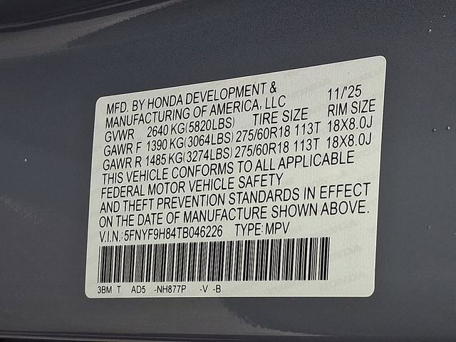 New 2026 Honda Passport TrailSport Elite image 23