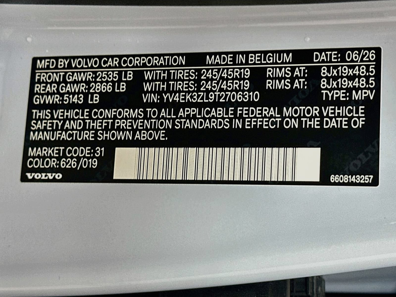 New 2026 Volvo EX30 Ultra w/ Protection Package Premier AWD/4WD image 42