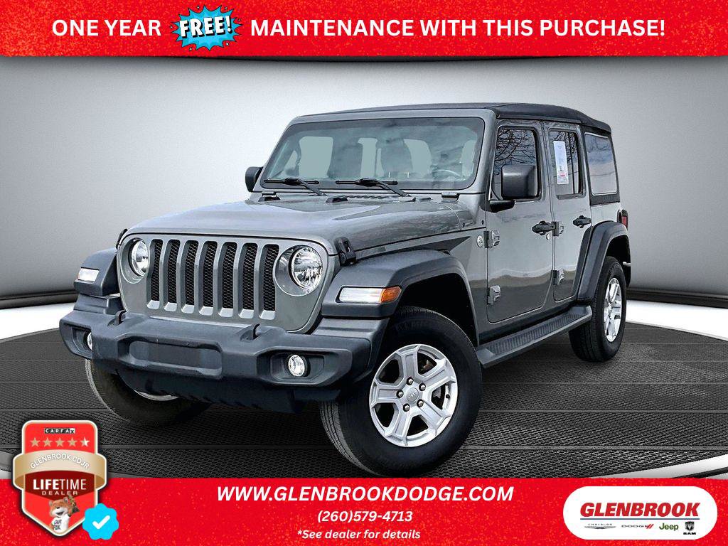 Used 2020 Jeep Wrangler Unlimited Sport S AWD/4WD image 1