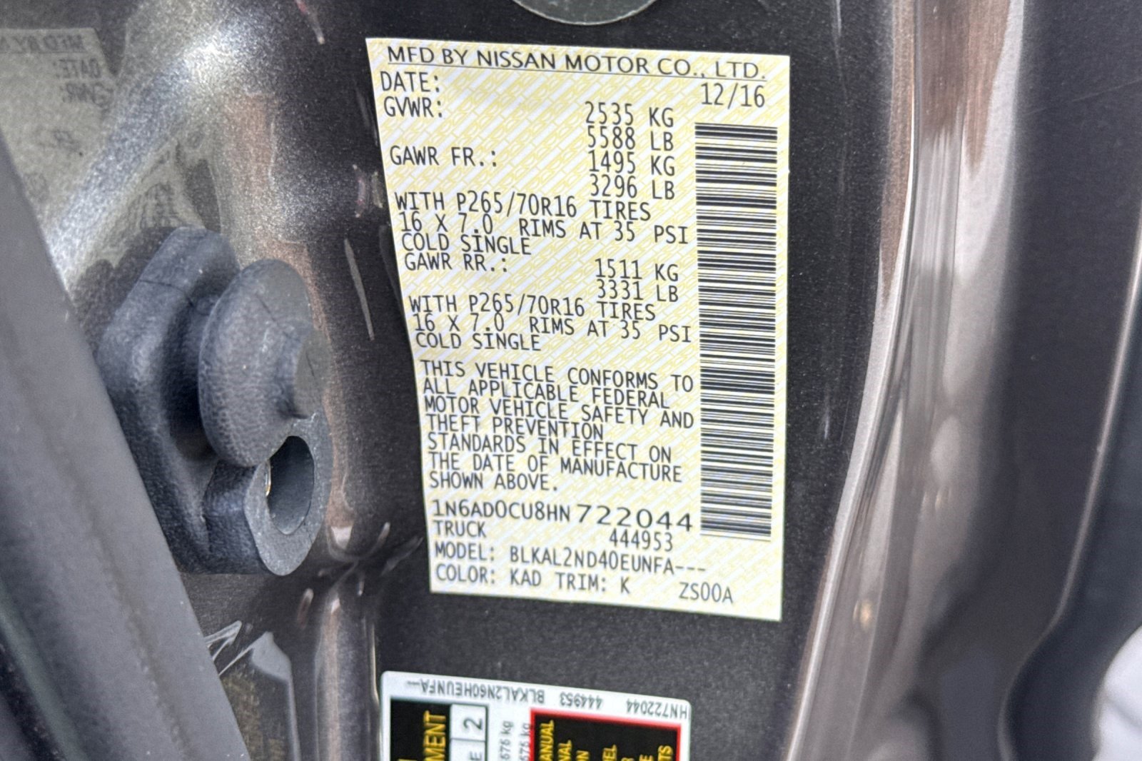 Used 2017 Nissan Frontier SV w/ SV Value Truck Package image 37