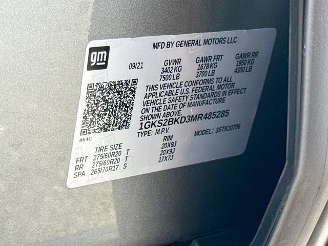 Used 2021 GMC Yukon SLT w/ SLT Luxury Package AWD/4WD image 40