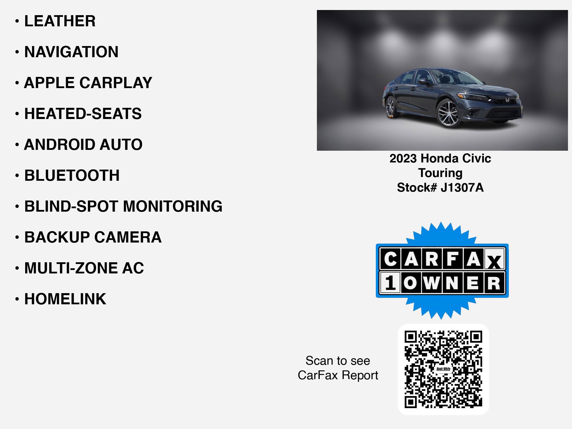 Used 2023 Honda Civic Touring image 7