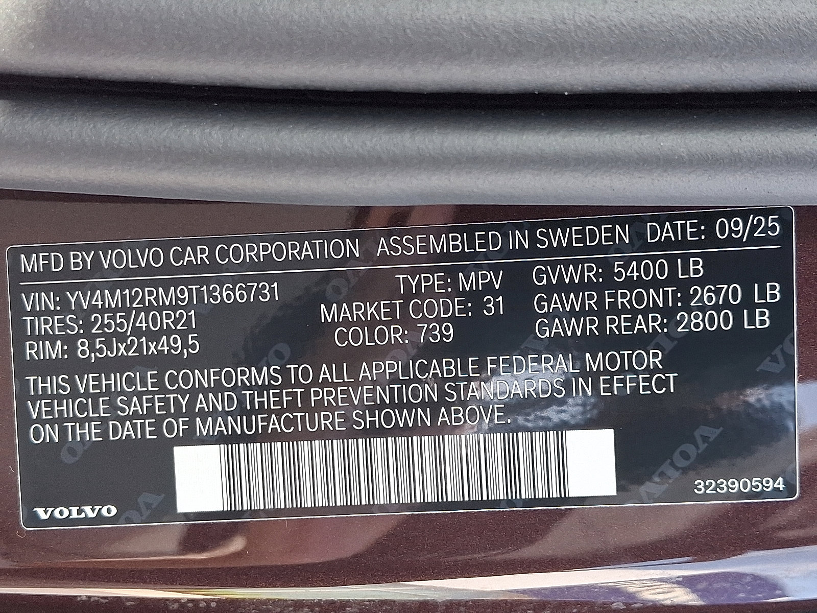 New 2026 Volvo XC60 B5 Ultra w/ Protection Package Premier image 14