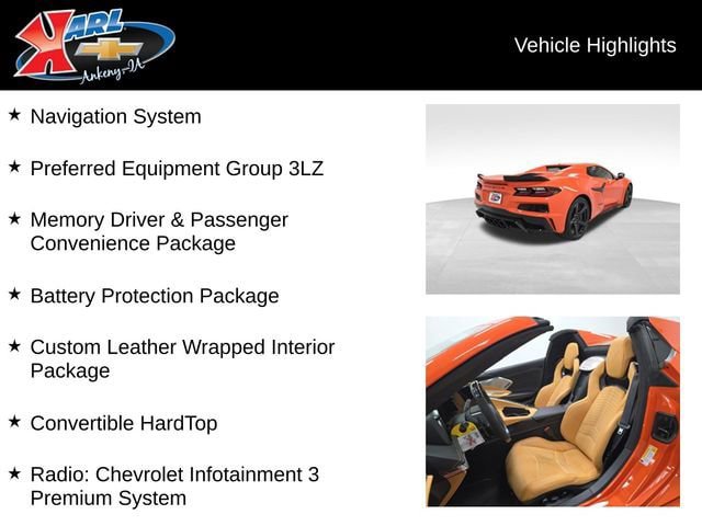 New 2025 Chevrolet Corvette Z06 w/ Battery Protection Package RWD image 3