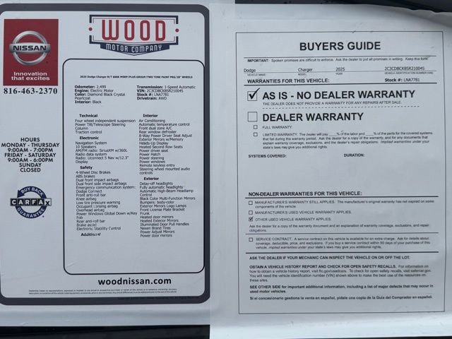 Used 2025 Dodge Charger R/T w/ Plus Group image 39