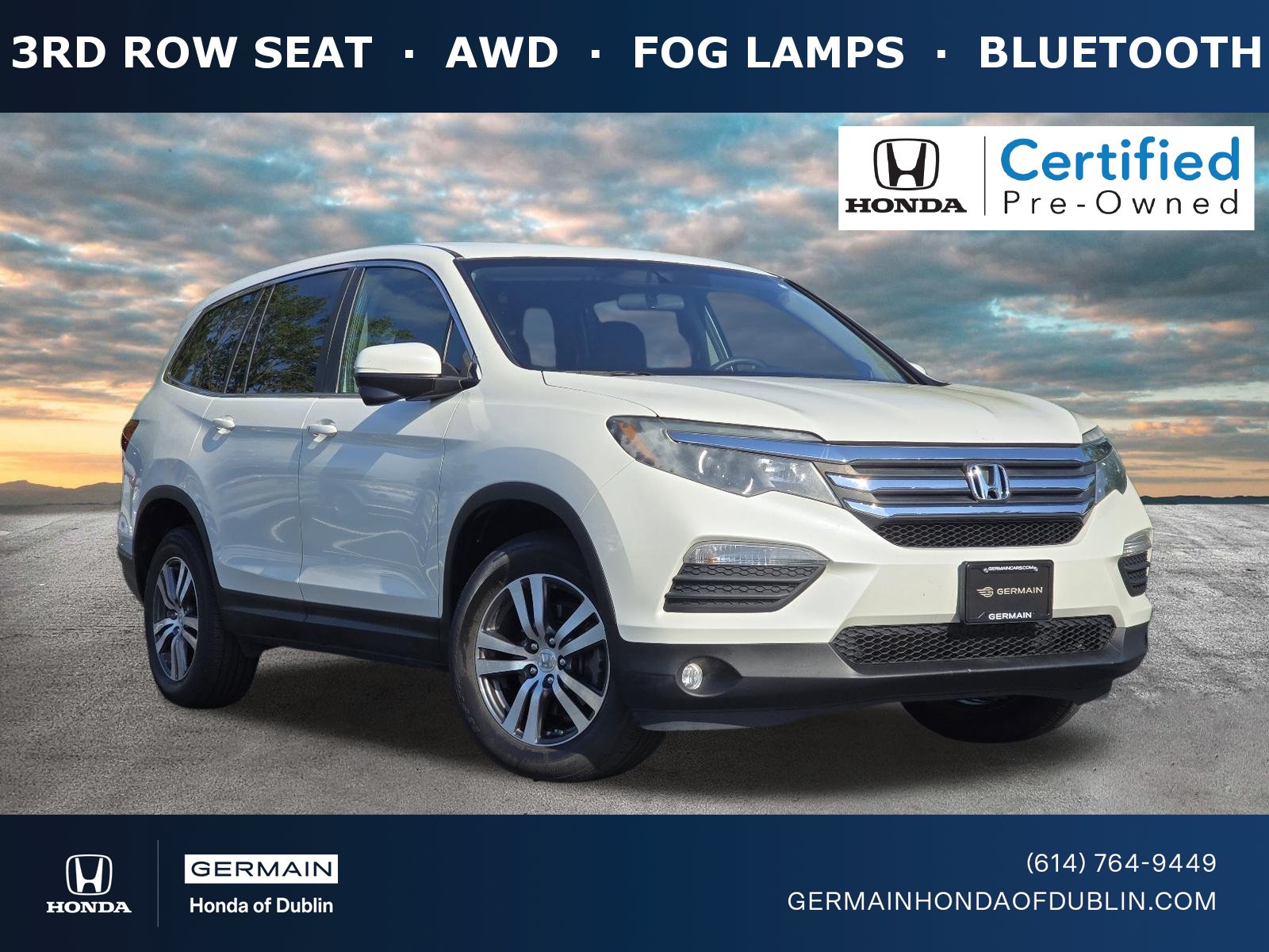 Certified 2017 Honda Pilot EX