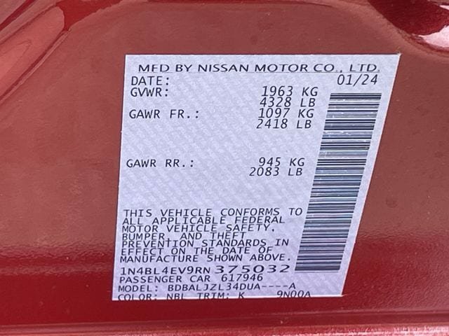 Used 2024 Nissan Altima 2.5 SL FWD image 30