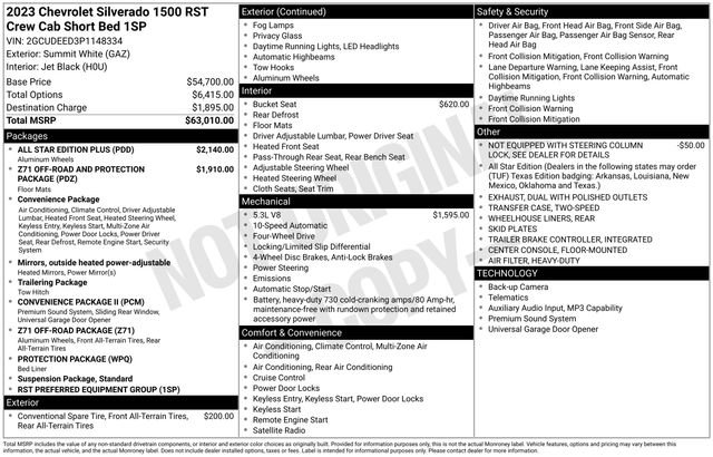 Certified 2023 Chevrolet Silverado 1500 RST w/ All Star Edition Plus AWD/4WD image 6