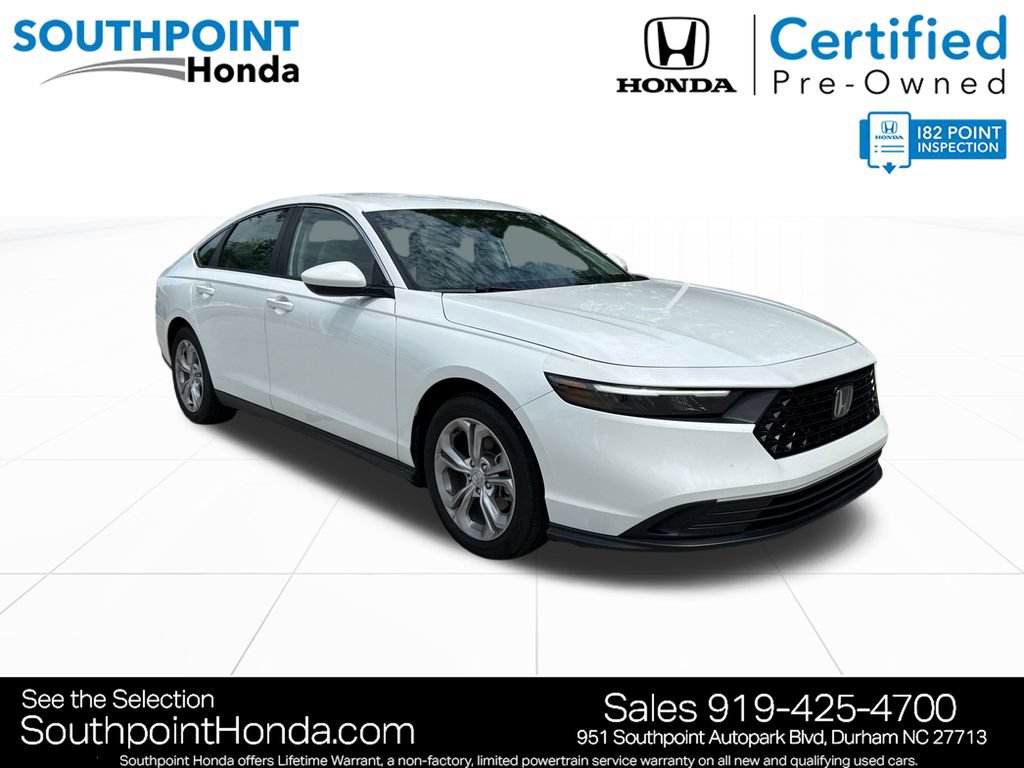 Certified 2026 Honda Accord LX