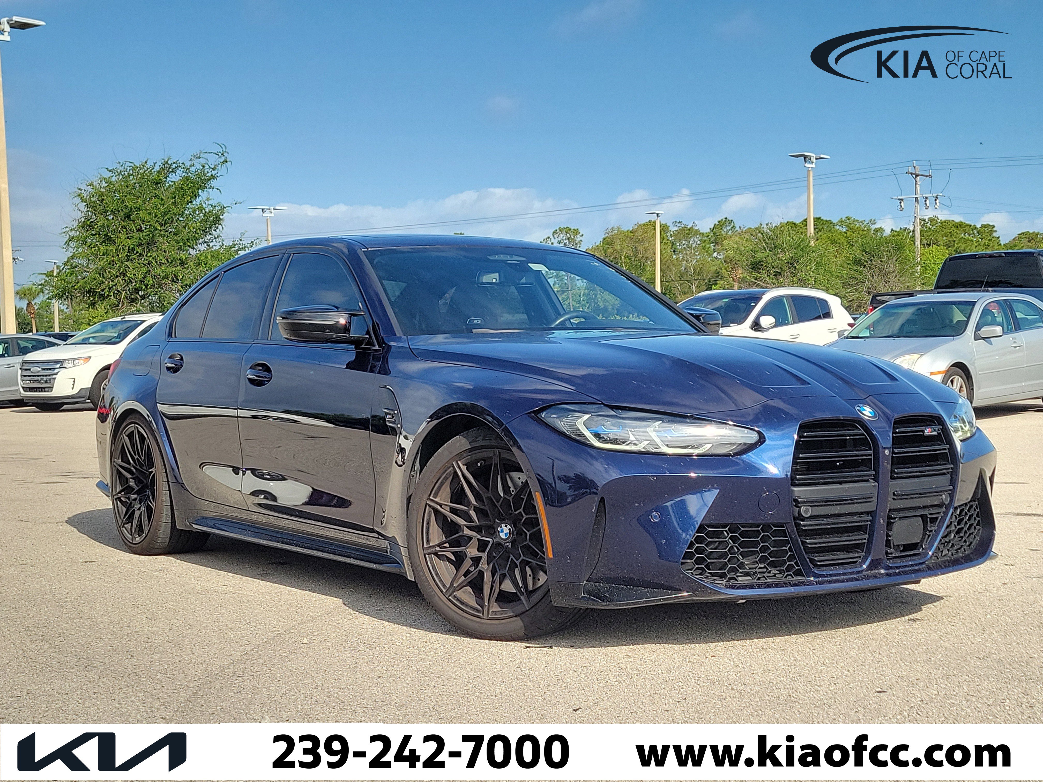 Used 2021 BMW M3 Competition w/ Executive Package RWD image 1