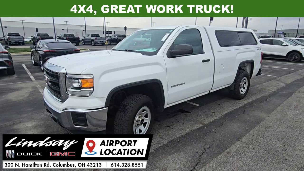 Used 2015 GMC Sierra 1500 4x4 Regular Cab w/ Snow Plow Prep Package image 4