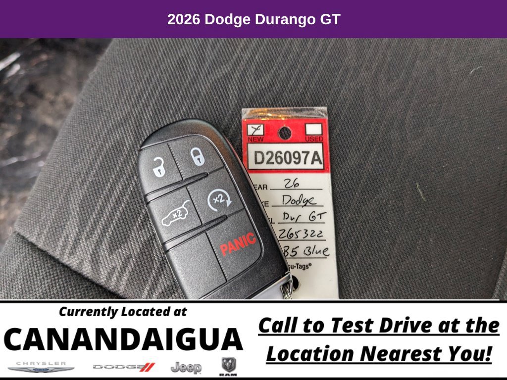 New 2026 Dodge Durango GT w/ Blacktop Package AWD/4WD image 37
