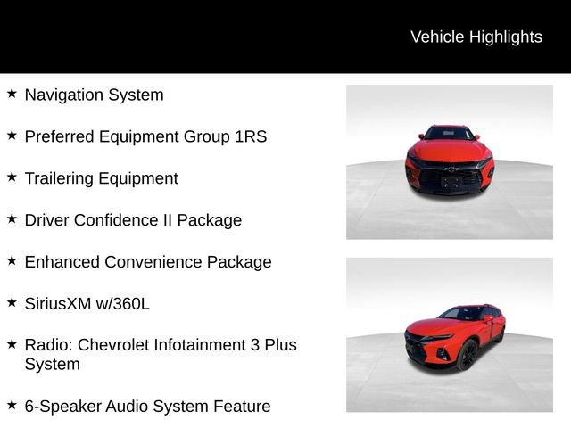 Certified 2021 Chevrolet Blazer RS w/ Enhanced Convenience Package AWD/4WD image 13