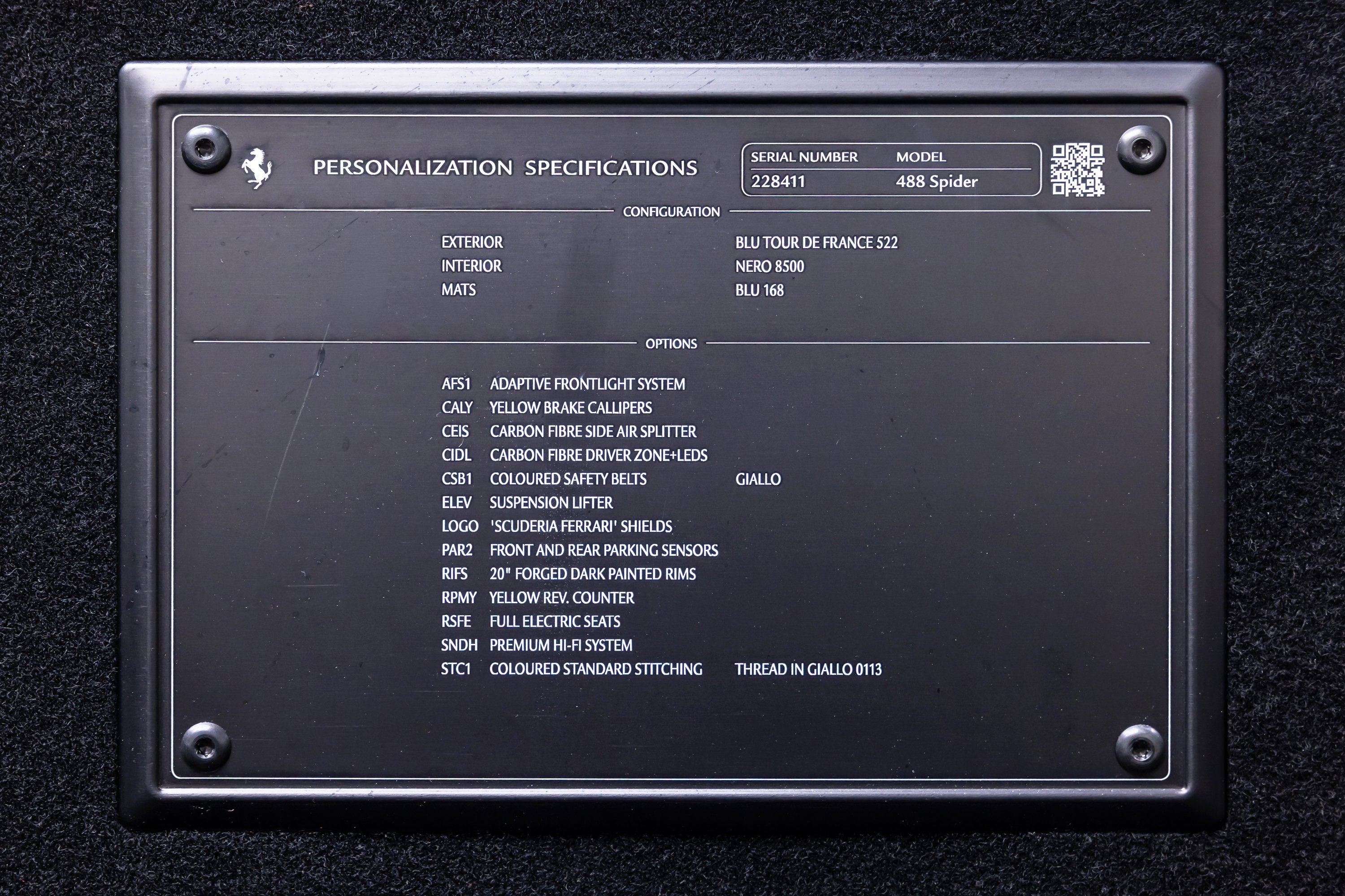 Certified 2017 Ferrari 488 Spider RWD image 98