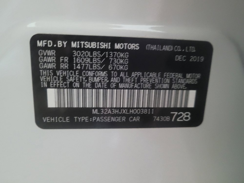 Used 2020 Mitsubishi Mirage ES FWD image 33
