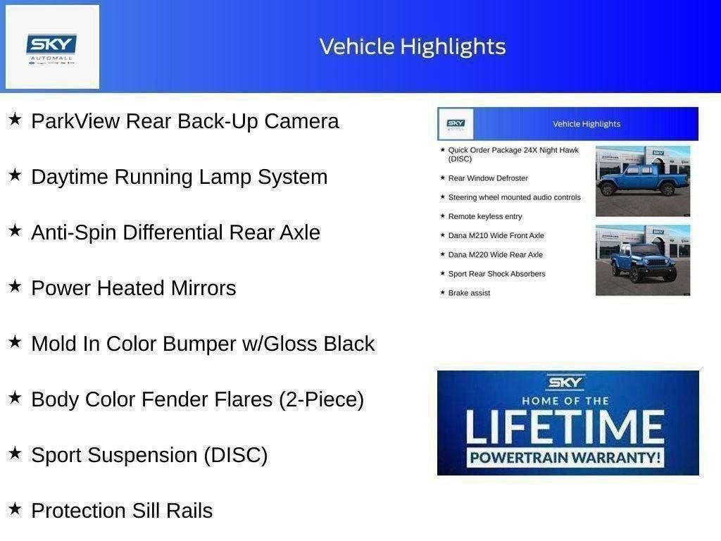 New 2025 Jeep Gladiator Sport image 65