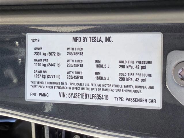 Used 2020 Tesla Model 3 Long Range image 25