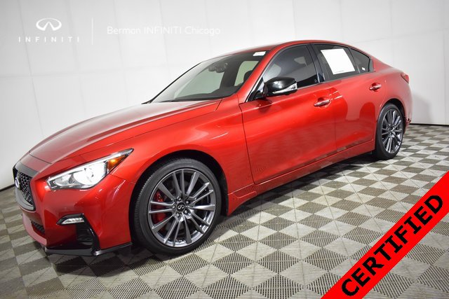 Certified 2022 INFINITI Q50 Red Sport 400 w/ Cargo Package
