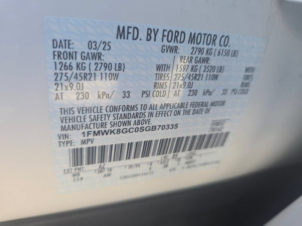Used 2025 Ford Explorer ST w/ Sun And Sound Package AWD/4WD image 14