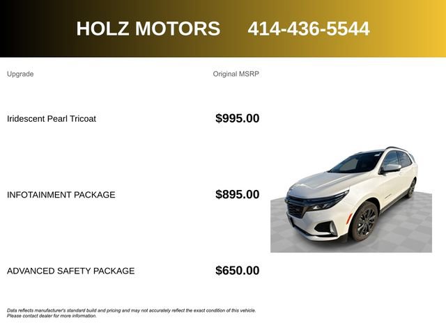 Certified 2022 Chevrolet Equinox RS w/ Infotainment Package image 5