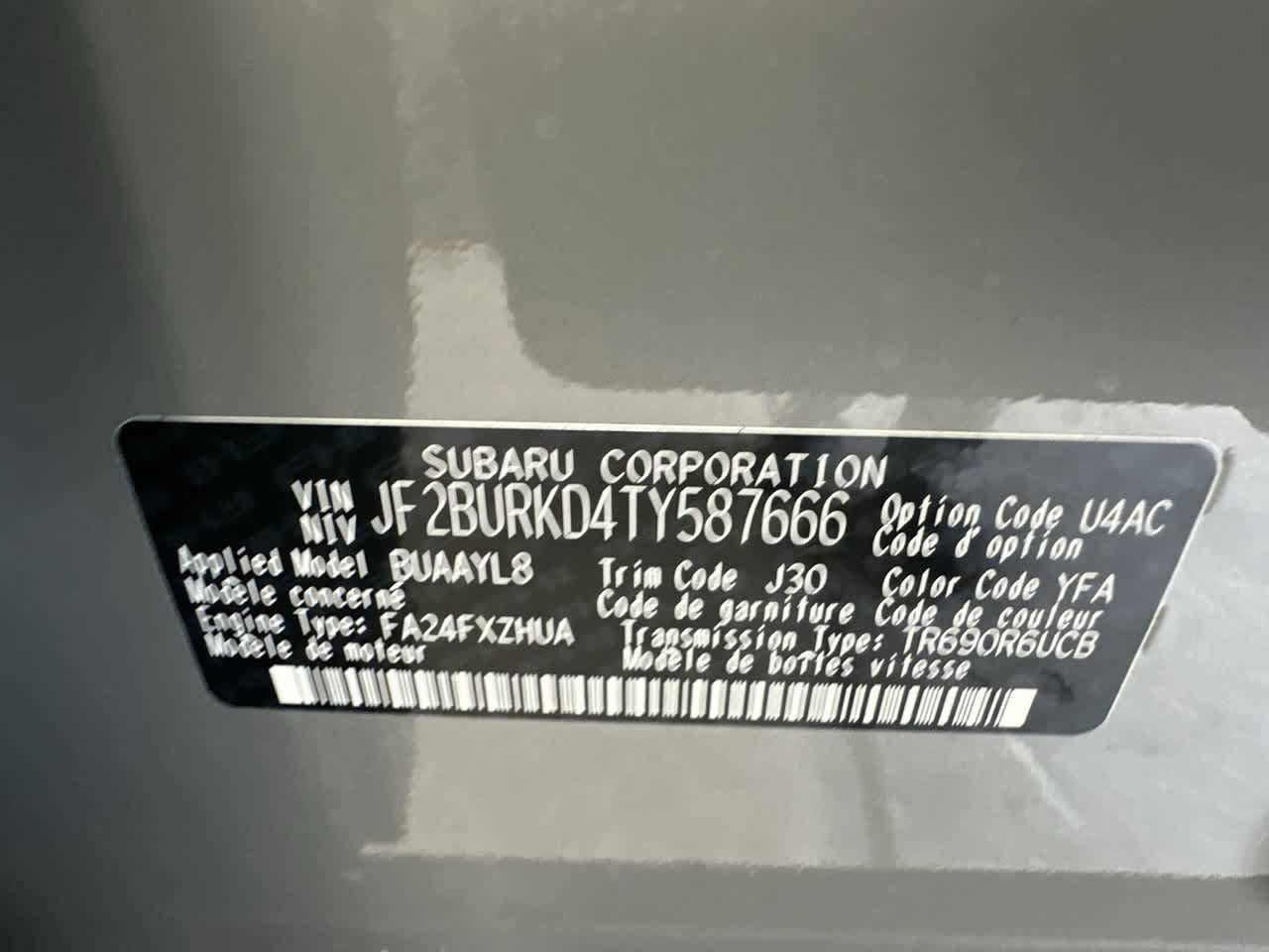 New 2026 Subaru Outback Wilderness AWD/4WD image 29