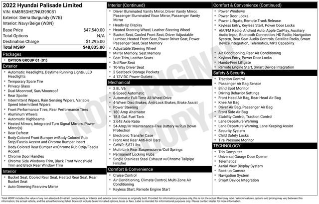 Used 2022 Hyundai Palisade Limited image 14
