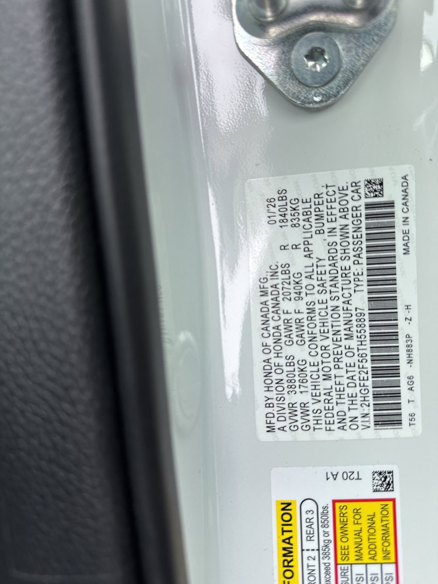 New 2026 Honda Civic Sport image 44