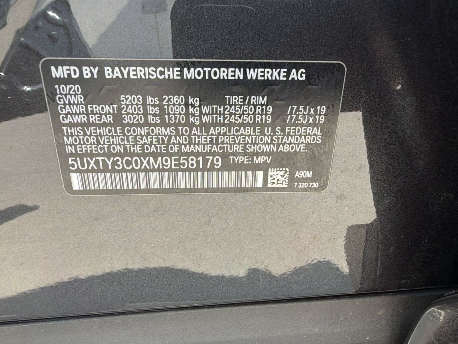 Used 2021 BMW X3 sDrive30i w/ Convenience Package RWD image 24