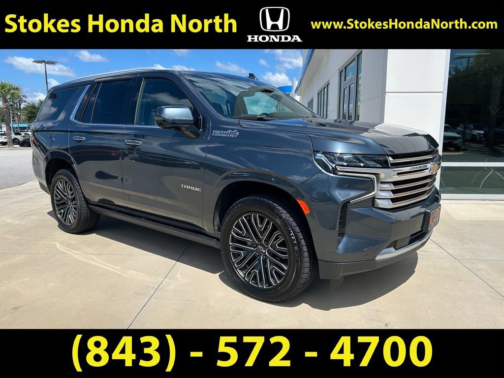 Used 2021 Chevrolet Tahoe High Country w/ Premium Package AWD/4WD image 1