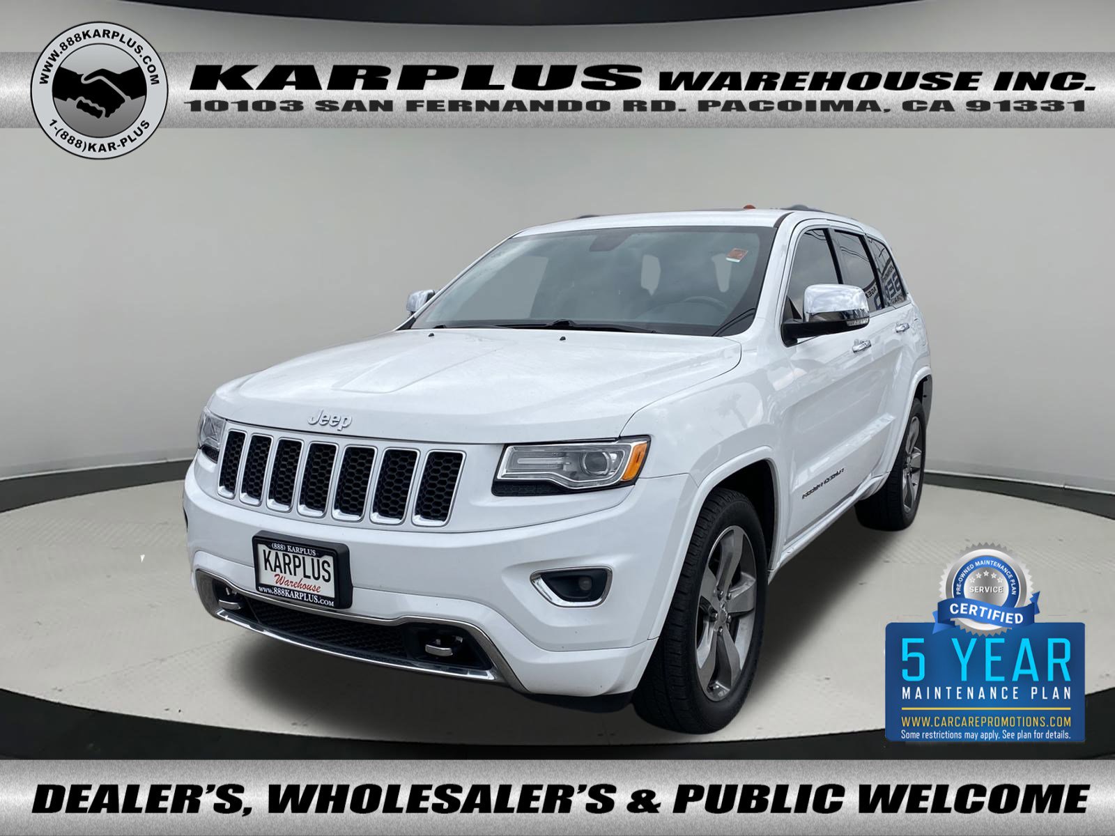 Used 2015 Jeep Grand Cherokee Overland image 1