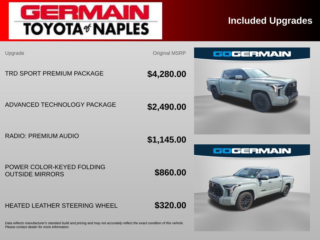 Used 2023 Toyota Tundra SR5 w/ TRD Sport Premium Package AWD/4WD image 5