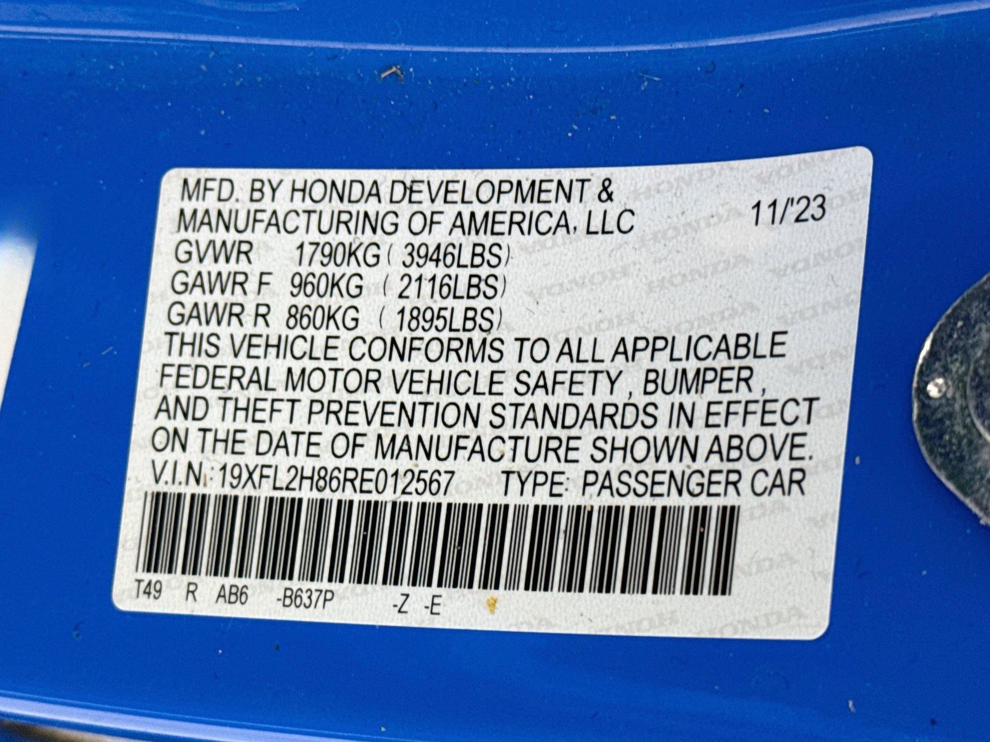 Certified 2024 Honda Civic Sport image 29