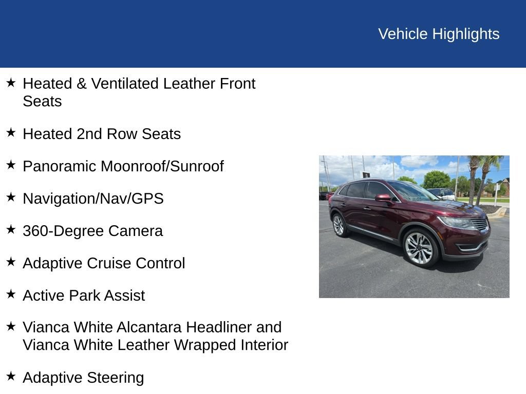 Used 2018 Lincoln MKX Black Label w/ Driver Assistance Package FWD image 32