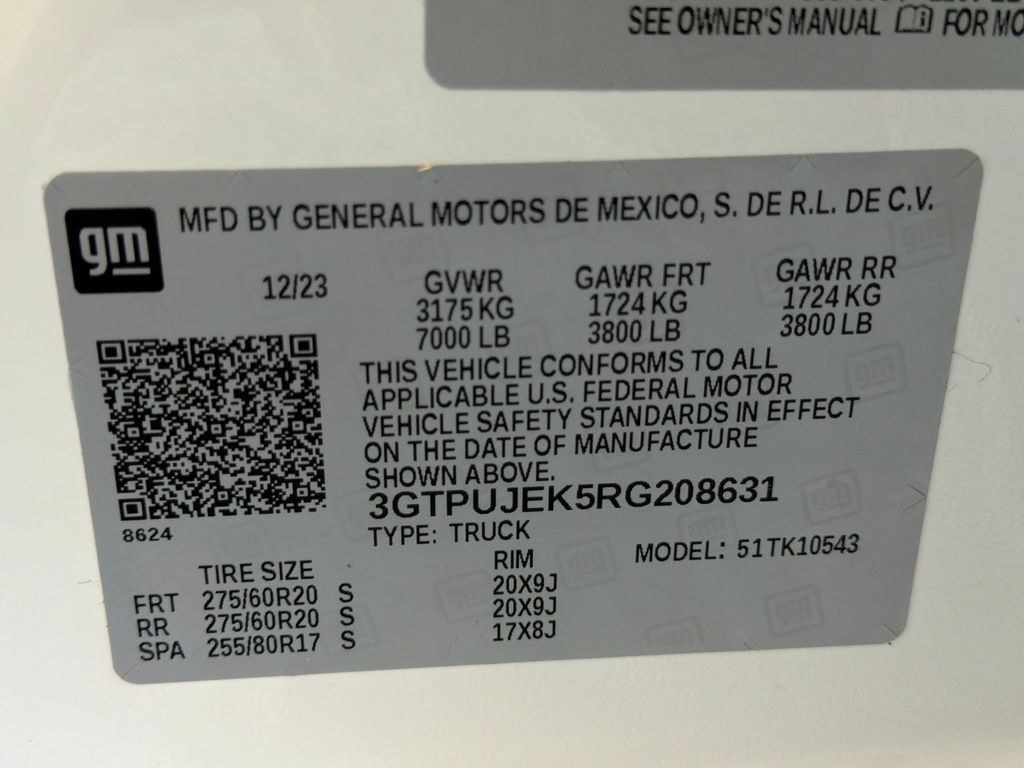 Used 2024 GMC Sierra 1500 Elevation AWD/4WD image 37