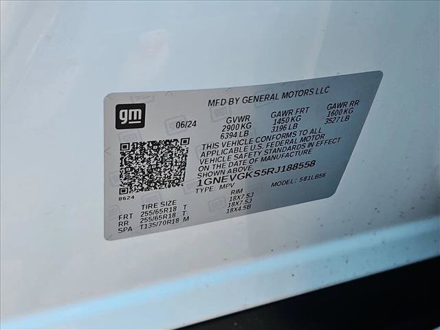 Certified 2024 Chevrolet Traverse LT AWD/4WD image 26