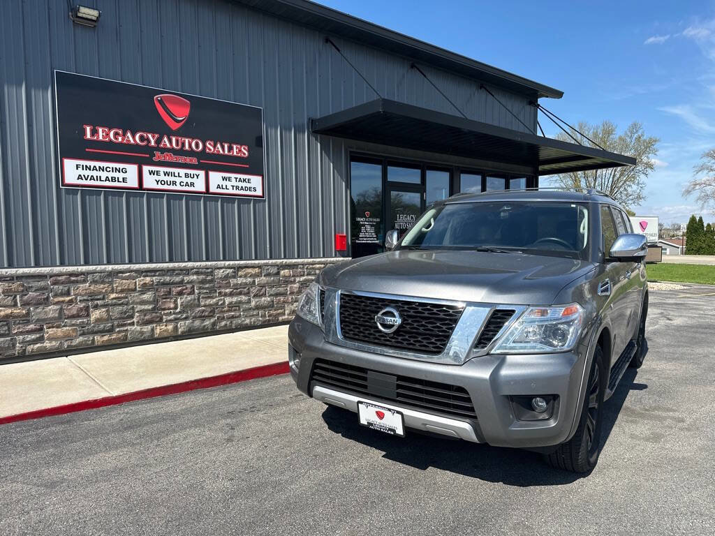 Used 2018 Nissan Armada Platinum w/ Captain Seat Package AWD/4WD image 1