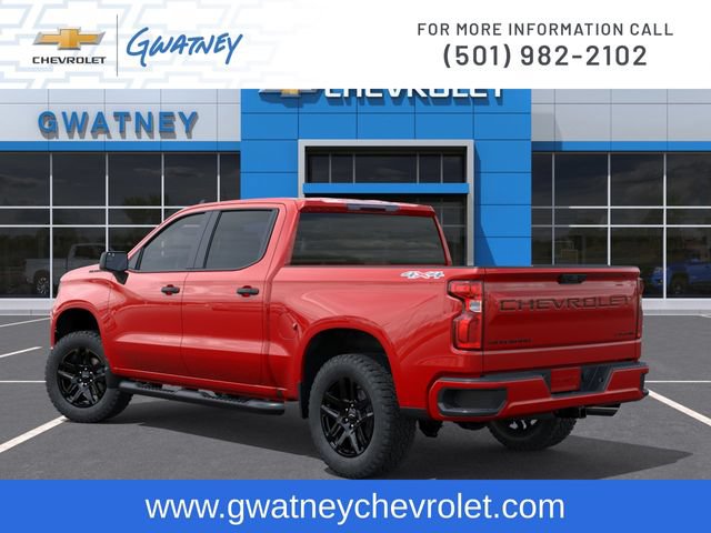 New 2026 Chevrolet Silverado 1500 Custom w/ Turbomax Blackout Package AWD/4WD image 3