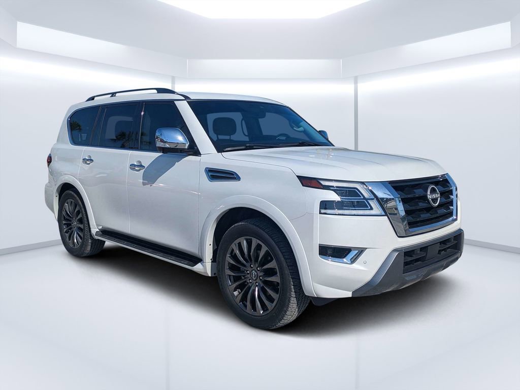Used 2023 Nissan Armada Platinum w/ Captain's Chairs Package AWD/4WD image 1
