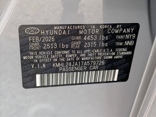 New 2026 Hyundai Sonata SE FWD image 19
