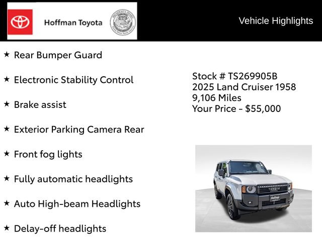 Certified 2025 Toyota Land Cruiser 1958 AWD/4WD image 35