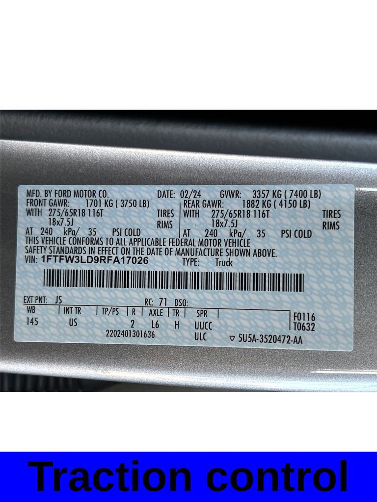 Used 2024 Ford F150 XLT w/ Equipment Group 302A MID image 12