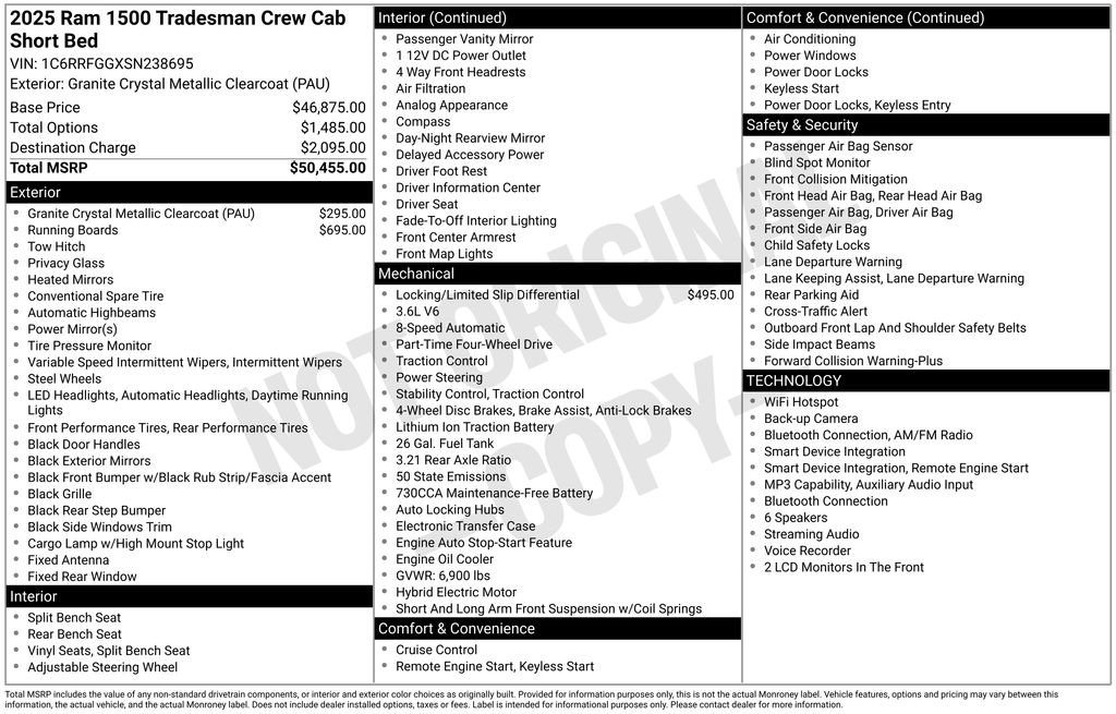 Used 2025 RAM 1500 Tradesman image 2