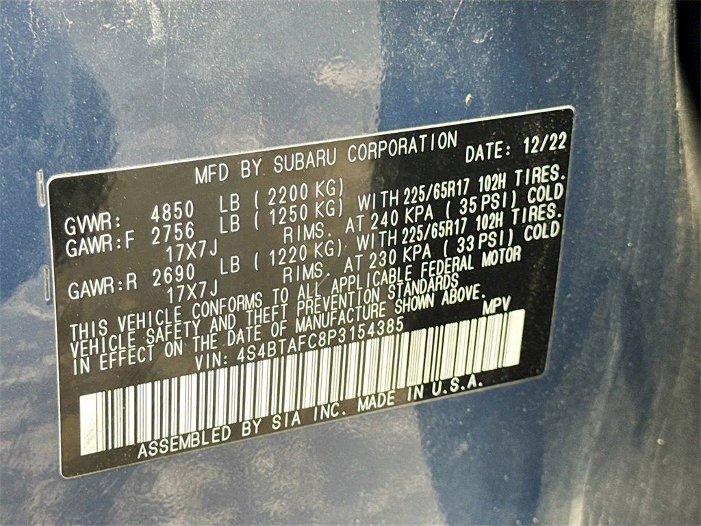 Used 2023 Subaru Outback Premium image 33