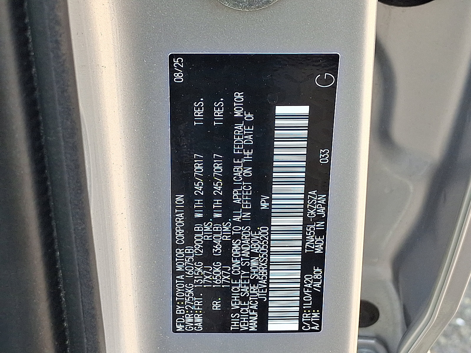Certified 2025 Toyota 4Runner SR5 AWD/4WD image 27